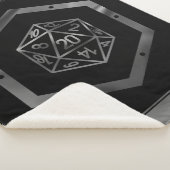 RPGサイコロ | ファンタジーオールドスクールテーブルトップレトロゲーマー シェルパブランケット (3/4)