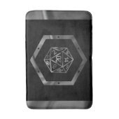 RPGサイコロ | ファンタジーオールドスクールテーブルトップレトロゲーマー バスマット (正面縦)