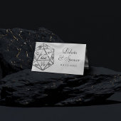 RPGサイコロ | ファンタジーオールドスクールテーブルトップレトロゲーマー プレイスカード