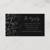 RPGサイコロ | ファンタジーレトロテーブルトップゲーマーレジストリ エンクロージャーカード (正面)