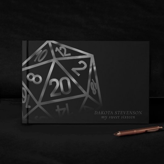 RPGサイコロ | ファンタジーレトロテーブルトップPnPゲーマーカスタム ゲストブック