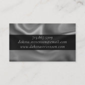 RPGサイコロ | ファンタジー卓上レトロゲーマーブランディング 名刺 (裏面)