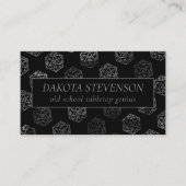 RPGサイコロ | ファンタジー卓上レトロゲーマーブランディング 名刺 (正面)