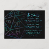 RPGサイコロ | ホロファンタジーテーブルトップゲスト詳細 エンクロージャーカード (正面)