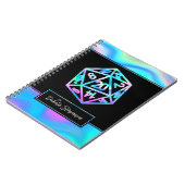 RPGサイコロ | ホロファンタジーテーブルトップゲーマーキャラクター ノートブック (左側)