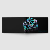 RPGサイコロ | ホロファンタジーテーブルトップPnPゲーマーカスタム ゲストブック (全面)