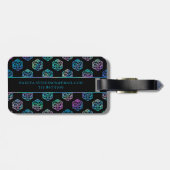 RPGサイコロ | ホロファンタジーテーブルトップPnPゲーマーカスタム ラゲッジタグ (裏面横)