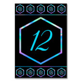 RPGサイコロ | ホロファンタジーレトロテーブルトップPnPゲーマー テーブルナンバー (裏面)