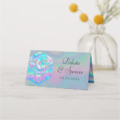 RPGサイコロ | ホロファンタジーレトロテーブルトップPnPゲーマー プレイスカード (裏面)