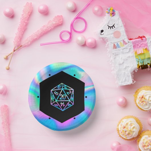 RPGサイコロ | ホロファンタジーレトロテーブルトップPnPゲーマー ペーパーボウル (パーティー)