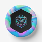 RPGサイコロ | ホロファンタジーレトロテーブルトップPnPゲーマー ペーパーボウル (正面)