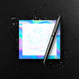 RPGサイコロ ホロファンタジーレトロテーブルトップPnPゲーマー ポストイット