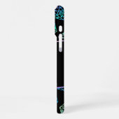 RPGサイコロ | ホロファンタジーレトロテーブルトップPnPゲーマー iPhoneケース (左側面)