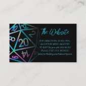 RPGサイコロ | ホロファンタジー卓上ゲーマーウェブサイト エンクロージャーカード (正面)