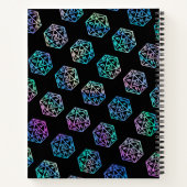 RPGサイコロ | ホロファンタジー卓上ゲーマーグラフ紙 ノートブック (裏面)