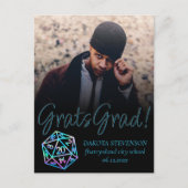 RPGサイコロ | ホロファンタジー卓上ゲーマー卒業 案内ポストカード (正面)