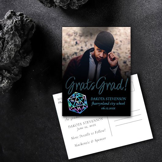 RPGサイコロ | ホロファンタジー卓上ゲーマー卒業 案内ポストカード