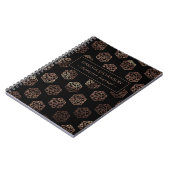 RPGサイコロ | モカバラ金ゴールドテーブルトップPnPキャラクター ノートブック (左側)