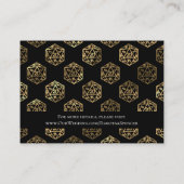 RPGサイコロ | 金ゴールドファンタジーテーブルトップゲーマー詳細 エンクロージャーカード (裏面)