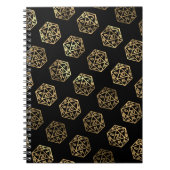 RPGサイコロ | 金ゴールドファンタジー卓上ゲーマーキャンペーン ノートブック (正面)