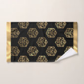 RPGサイコロ | 金ゴールドファンタジー卓上レトロPnPゲーマー バスタオルセット (ハンドタオル)