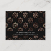 RPGサイコロ | 銅ファンタジーテーブルトップゲーマーウィッシュリスト エンクロージャーカード (裏面)