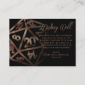 RPGサイコロ | 銅ファンタジーテーブルトップゲーマーウィッシュリスト エンクロージャーカード (正面)