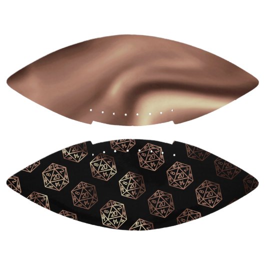 RPGサイコロ | 銅ファンタジーレトロテーブルトップPnPゲーマー アメリカンフットボール (パネル)