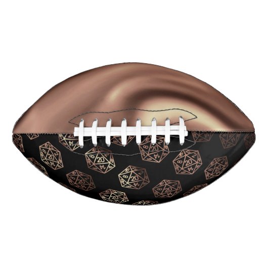 RPGサイコロ | 銅ファンタジーレトロテーブルトップPnPゲーマー アメリカンフットボール (正面)