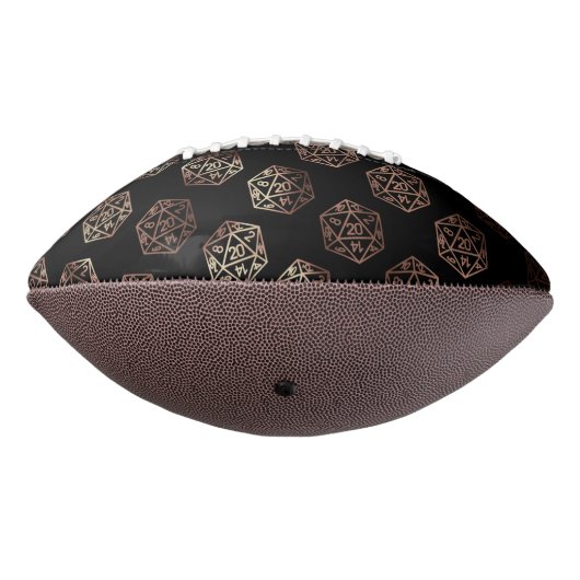 RPGサイコロ | 銅ファンタジーレトロテーブルトップPnPゲーマー アメリカンフットボール (回転270)