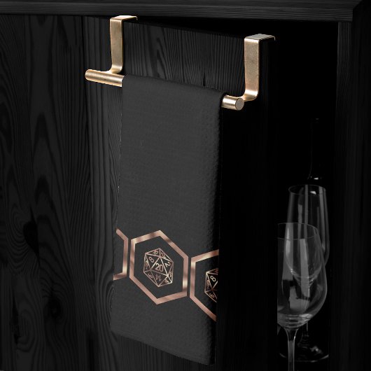 RPGサイコロ | 銅ファンタジーレトロテーブルトップPnPゲーマー キッチンタオル