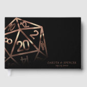 RPGサイコロ | 銅ファンタジーレトロテーブルトップPnPゲーマー ゲストブック (正面)