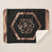 RPGサイコロ | 銅ファンタジーレトロテーブルトップPnPゲーマー シェルパブランケット (正面(横))