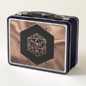 RPGサイコロ | 銅ファンタジーレトロテーブルトップPnPゲーマー メタルランチボックス (裏面)