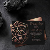 RPGサイコロ | 銅ファンタジーレトロテーブルトップPnPゲーマー 招待状