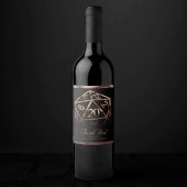 RPGサイコロ | 銅ファンタジー卓上ゲーマーサンキュー ワインラベル