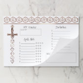 RPGサイコロ | 銅ファンタジー卓上ゲーマーセッション ペーパーパッド (折り畳み)