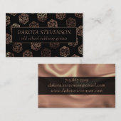 RPGサイコロ | 銅ファンタジー卓上ゲーマーブランディング 名刺 (正面/裏面)