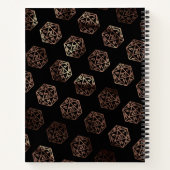 RPGサイコロ | 銅卓上PnPゲーマーグラフ紙 ノートブック (裏面)