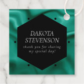 RPGダイス | エメラルドファンタジーテーブルトップゲーマーカスタム フェイバータグ (裏面)