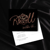 RPGダイス | カッパーテーブルトップゲーマーの日程変更 ポストカード