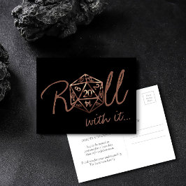 RPGダイス | カッパーテーブルトップゲーマー日程変更 ポストカード