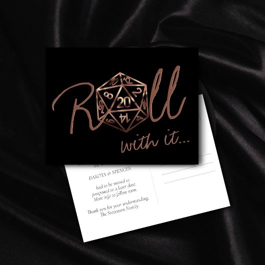 RPGダイス | カッパーテーブルトップゲーマー日程変更 ポストカード