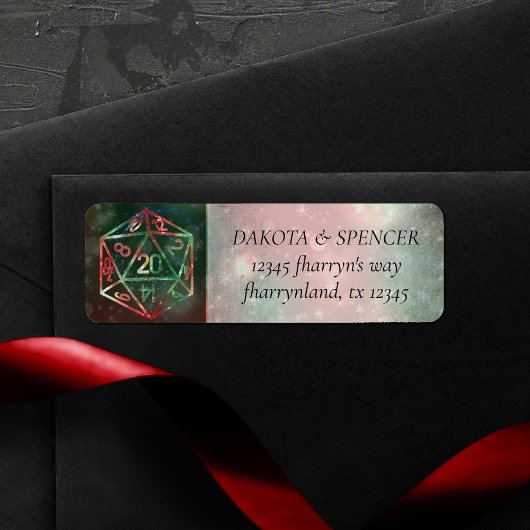 RPGダイス | クリスマスファンタジーテーブルトップPnPゲーマーカスタム ラベル