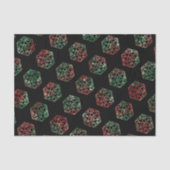 RPGダイス | クリスマス ファンタジー レトロ テーブルトップ PnP ゲーマー 薄葉紙 (正面)