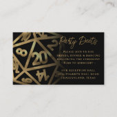 RPGダイス | ゴールドファンタジーテーブルトップゲーマー受付 エンクロージャーカード (正面)