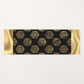 RPGダイス | ゴールドファンタジー レトロ テーブルトップ PnP ゲーマー ヨガマット (正面(横))