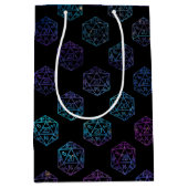 RPGダイス | ネビュラ ファンタジー レトロ テーブルトップ PnP ゲーマー ミディアムペーパーバッグ (正面)