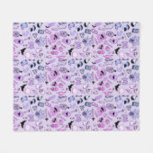 RPGテーブルトップデザイン フリースブランケット (正面(横))