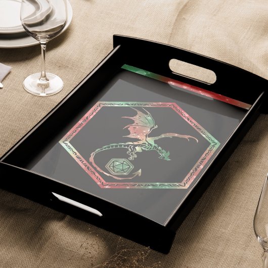 RPGドラゴン | クリスマスファンタジーテーブルトップゲーマー用ダイス 薄葉紙